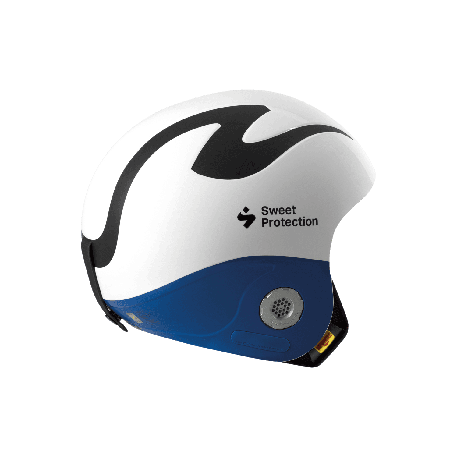 Gloss White/Flash Blue