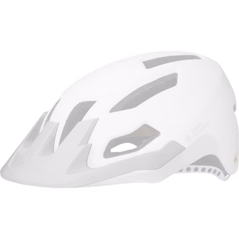 Replacement visor for the Sweet Protection Dissenter helmet in Matte White.