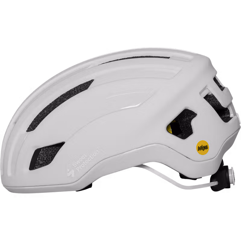 Outrider Mips Commuting Helmet Matte White Product Left View