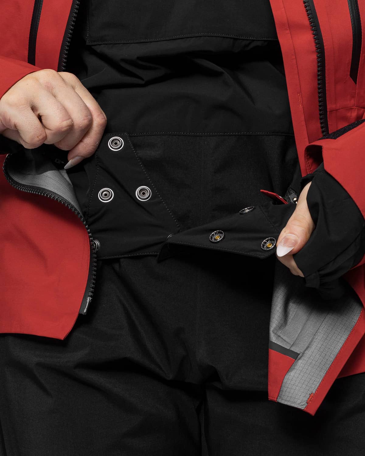 Skijakke til dame Crusader GORE-TEX Pro - Lava Red