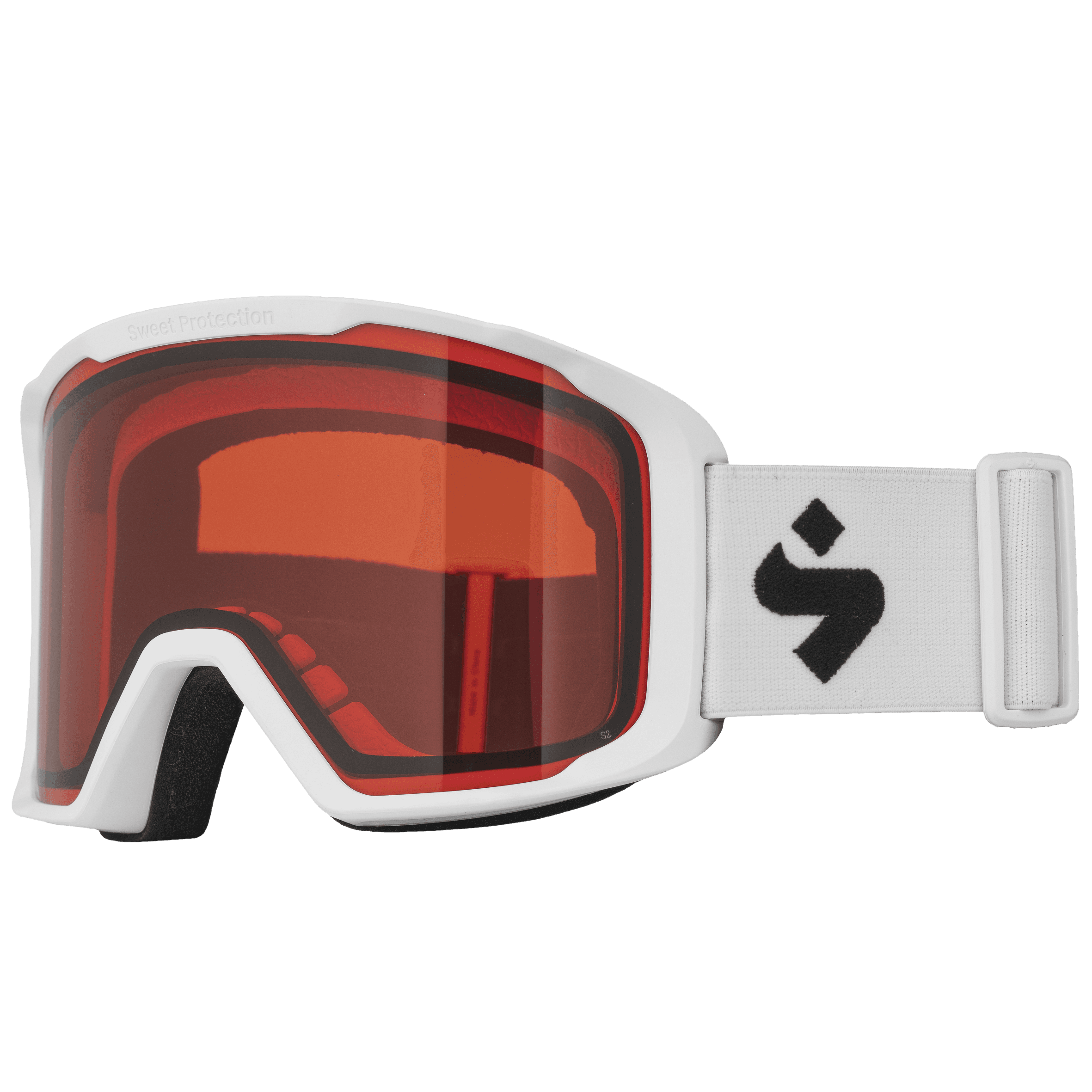 Durden Goggles - Orange/Satin White/White