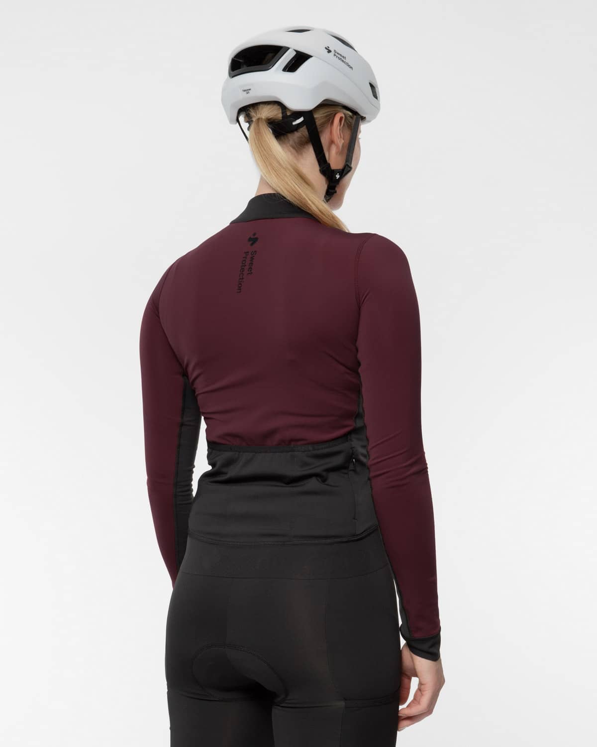Crossfire Hybrid Longsleeve Jersey Women's - Dark Red