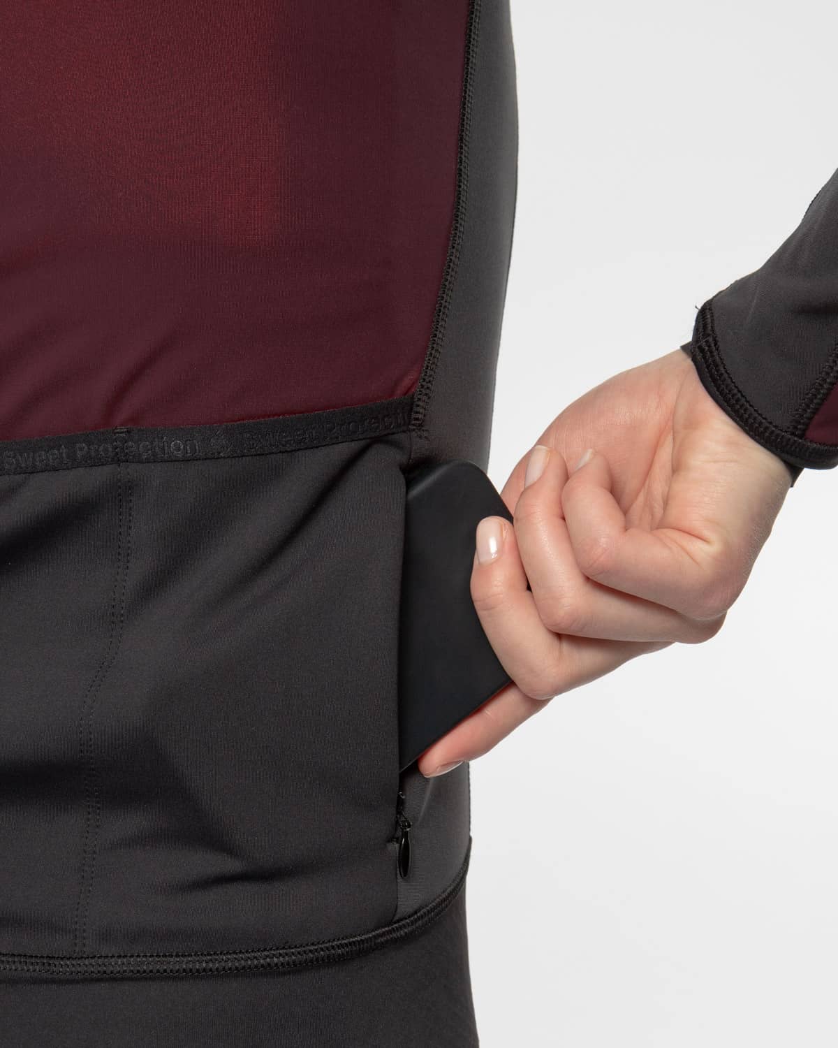 Crossfire Hybrid Longsleeve Jersey Women's - Dark Red
