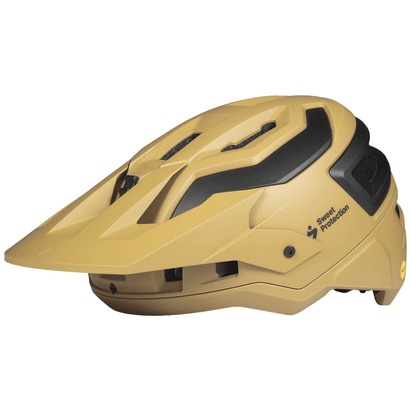 Three‑quarter view of the Bushwhacker 2Vi Mips helmet, dusk — angled profile showing Mips Air and vents