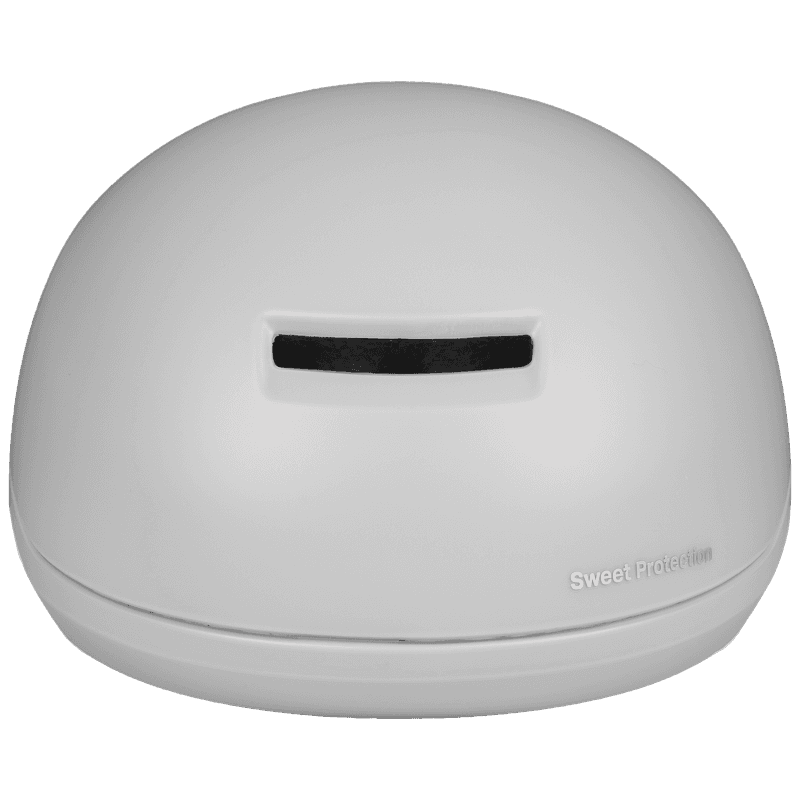 Sweet Protection Commuter Helmet in Bronco White, front view.