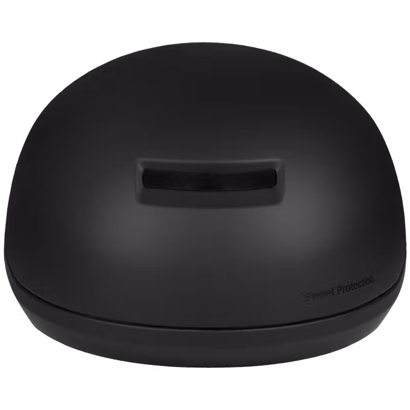 Sweet Protection Commuter Helmet in Matte Black, front view.