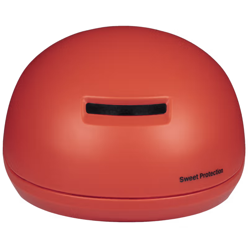 Sweet Protection Commuter Mips Helmet in LAVA, back view.