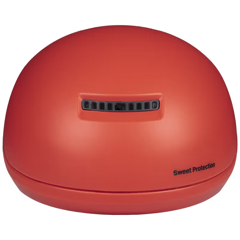 Sweet Protection Promuter Mips Helmet in LAVA, back view.