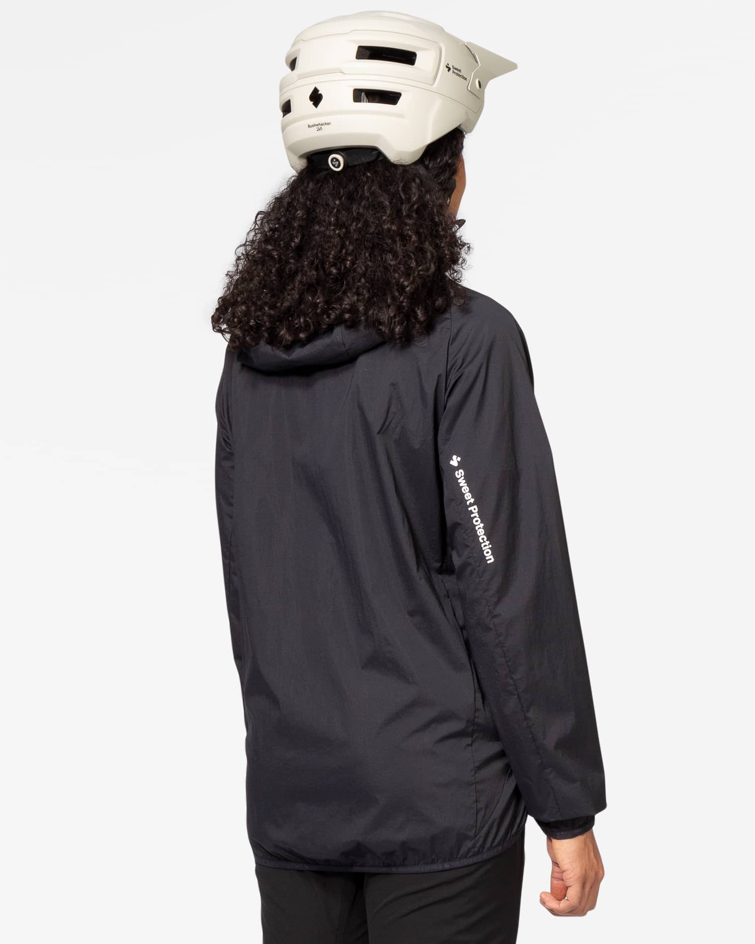 Hunter Hooded Wind Jacket Unisex - Black