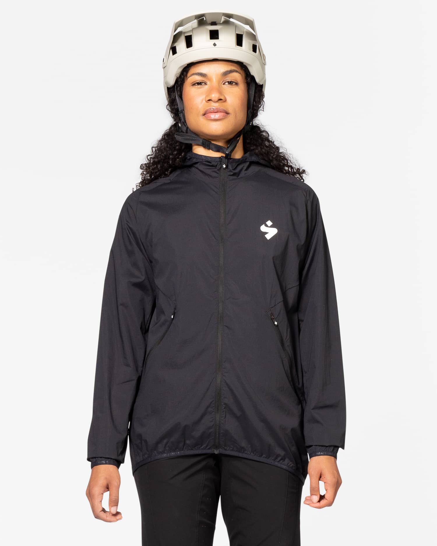 Hunter Hooded Wind Jacket Unisex - Black