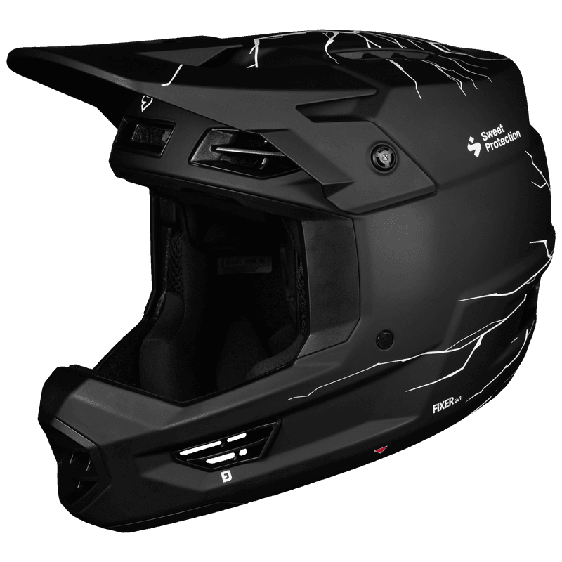 Sweet Protection Fixer Composite 2Vi Mips Helmet x Emil Johansson, three-quarter front view.